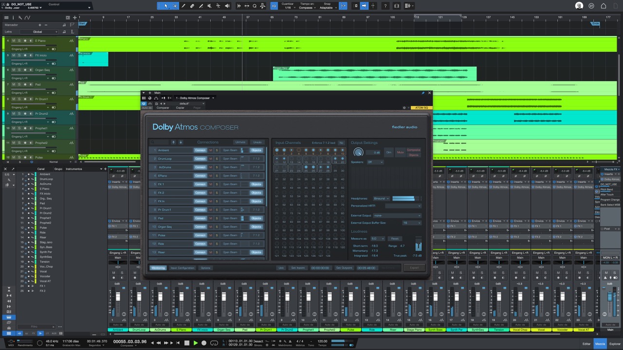 Dolby Atmos Composer, mezclas en audio inmersivo desde cualquier DAW